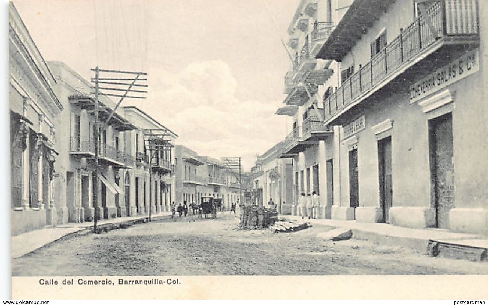 Colombia - BARRANQUILLA - Calle Del Comercio - Ed. Libreria Diez  - Kolumbien