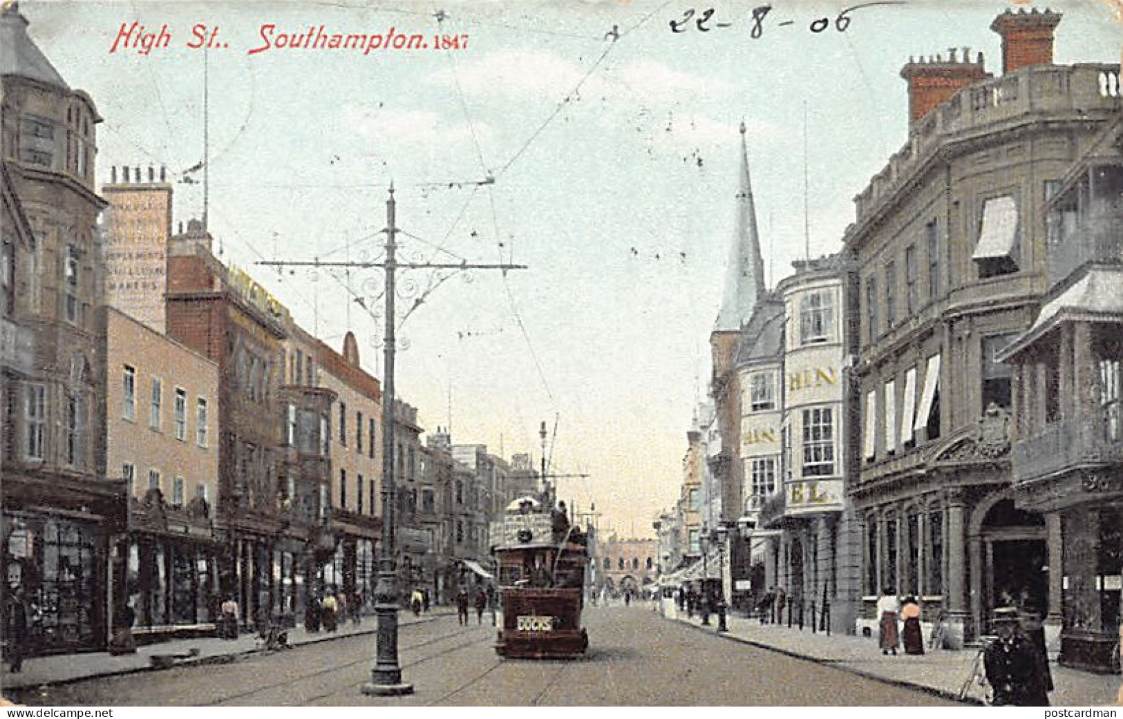 England - Hants - SOUTHAMPTON High St., 1847 - Southampton