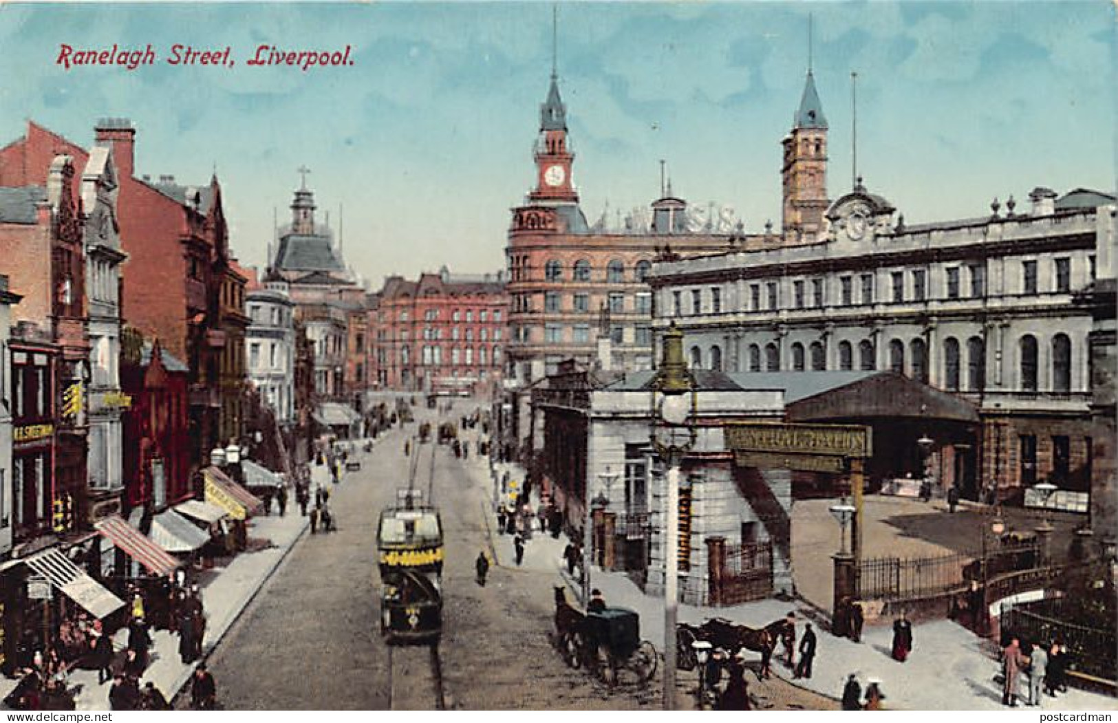 England - LIVERPOOL - Ranelagh Street - Central Station - Liverpool