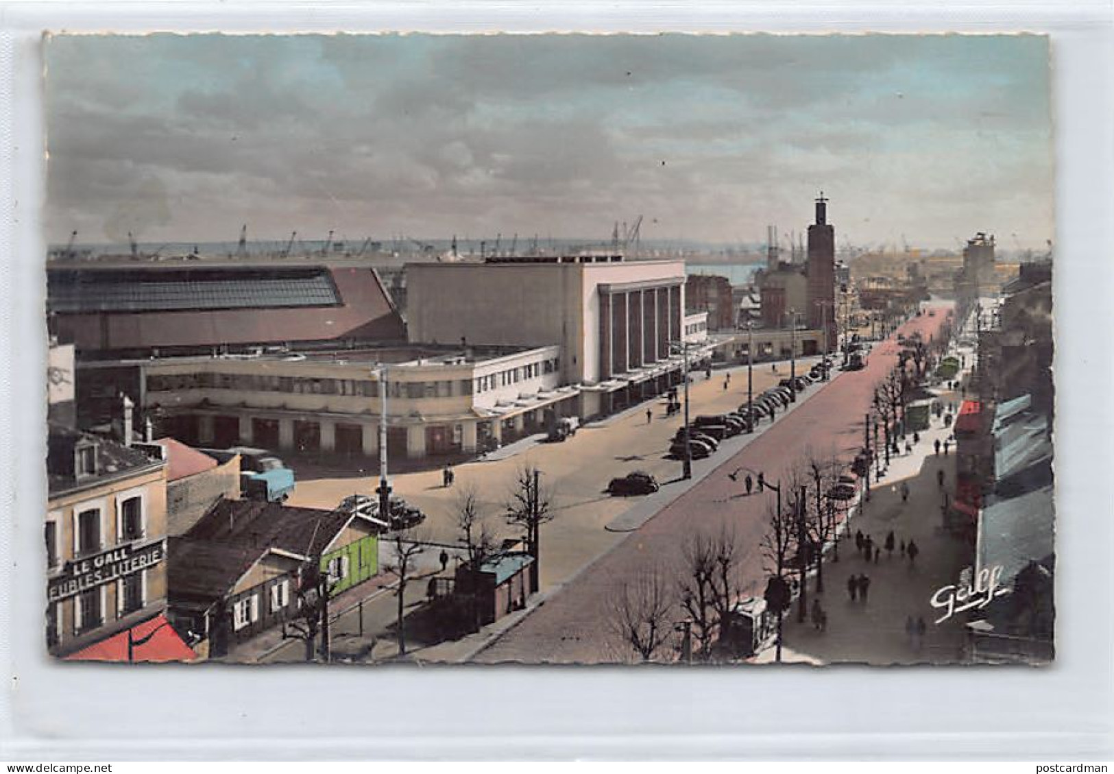 LE HAVRE (76) La Gare - Magasin Le Gall Meubles Literie - Ed. Galf  - Stazioni