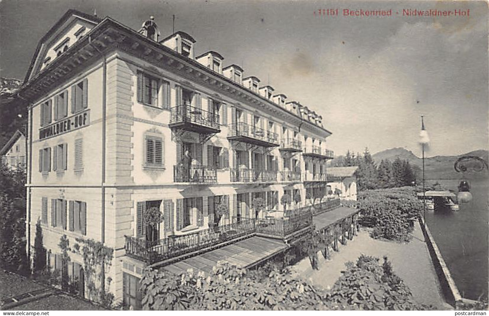 BECKENRIED (NW) Hôtel Nidwaldner-Hof - Verlag Photoglob 11151 - Beckenried