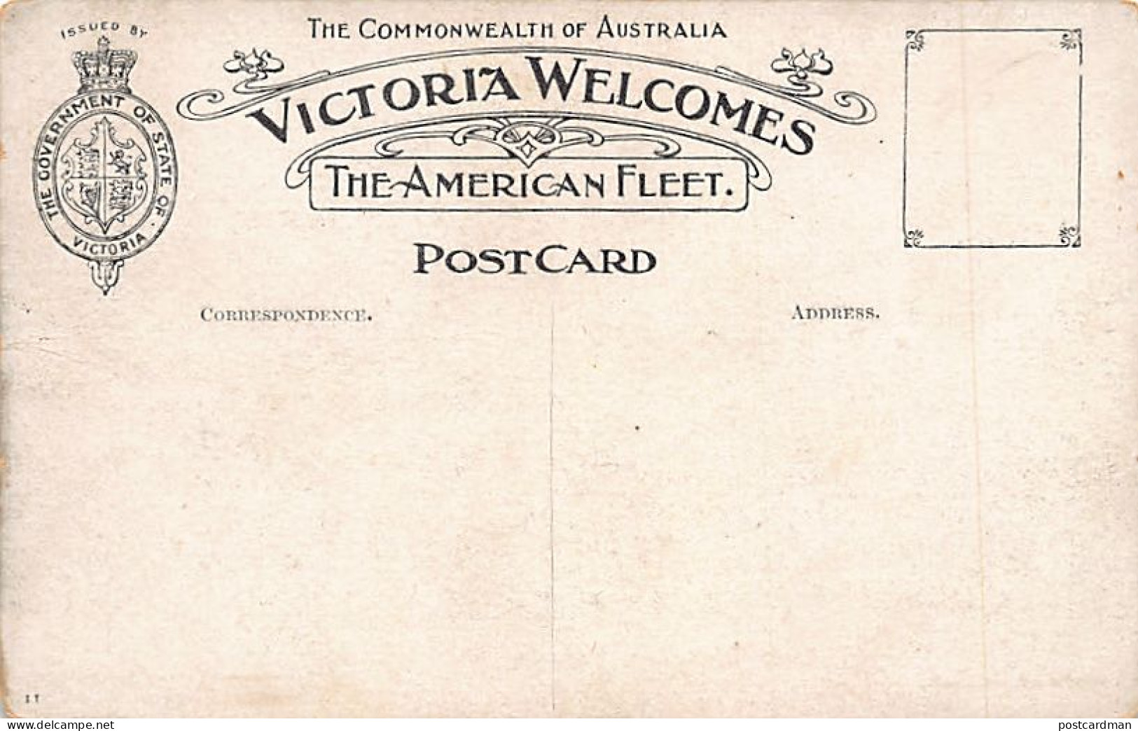 Victoria Welcomes The American Fleet - State Education - Cadet Parade - Publ. State Of Victoria  - Otros & Sin Clasificación