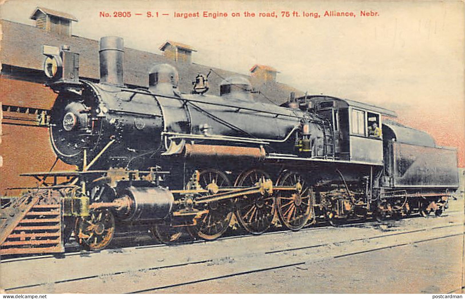 ALLIANCE (NE) Largest Locomotive Engine On The Road, 75 Ft. Long - Sonstige & Ohne Zuordnung