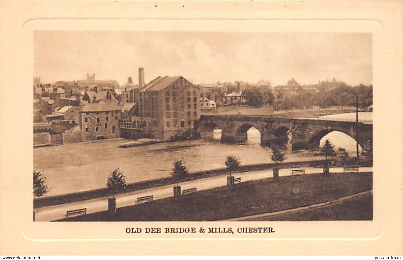 England - Ches - CHESTER Old Dee Bridge & Mills - Chester