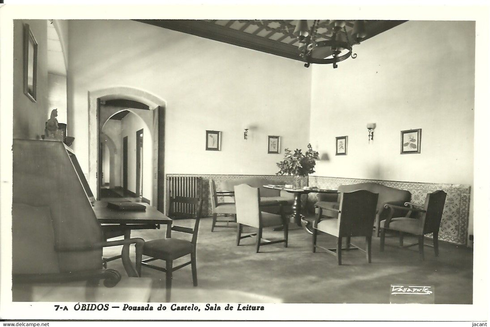 Portugal - Obidos - Pousada Do Castelo - Sala De Leitura - Ed. Loty - Leiria