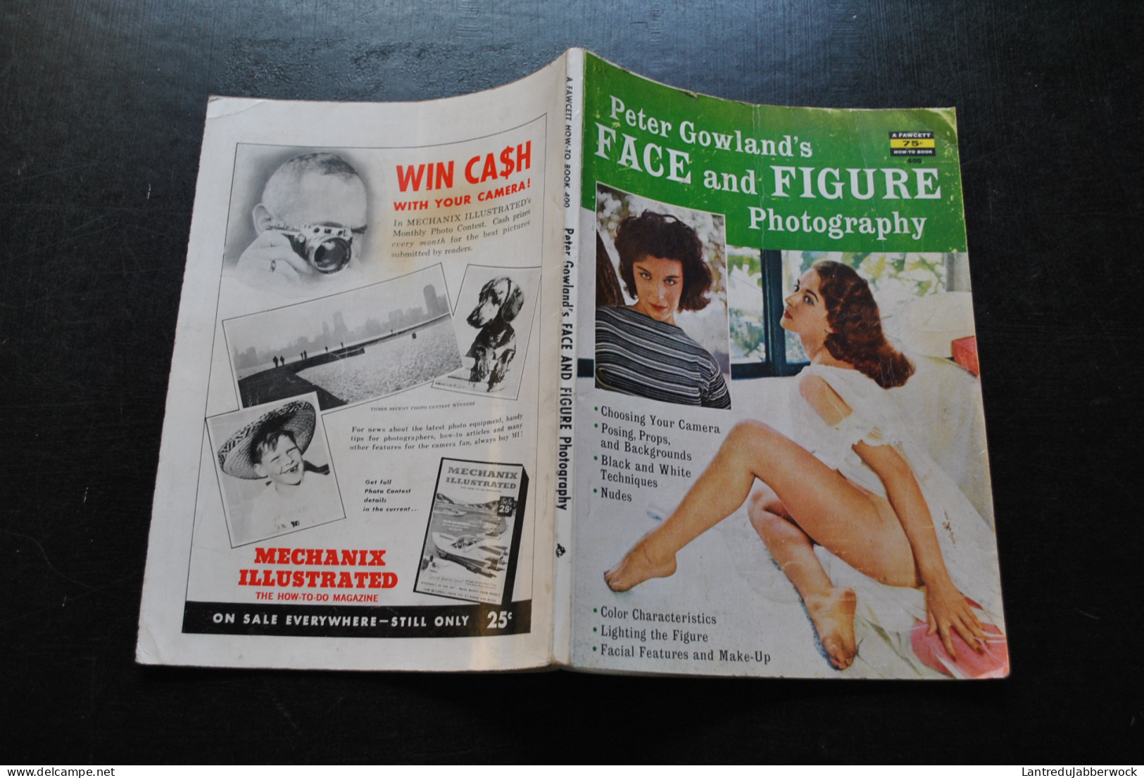 Peter Gowland's FACE And FIGURE A FAWCETT HOW-TO BOOK N° 400 Photography Photo Photographie Nudes Posing - Fotografia