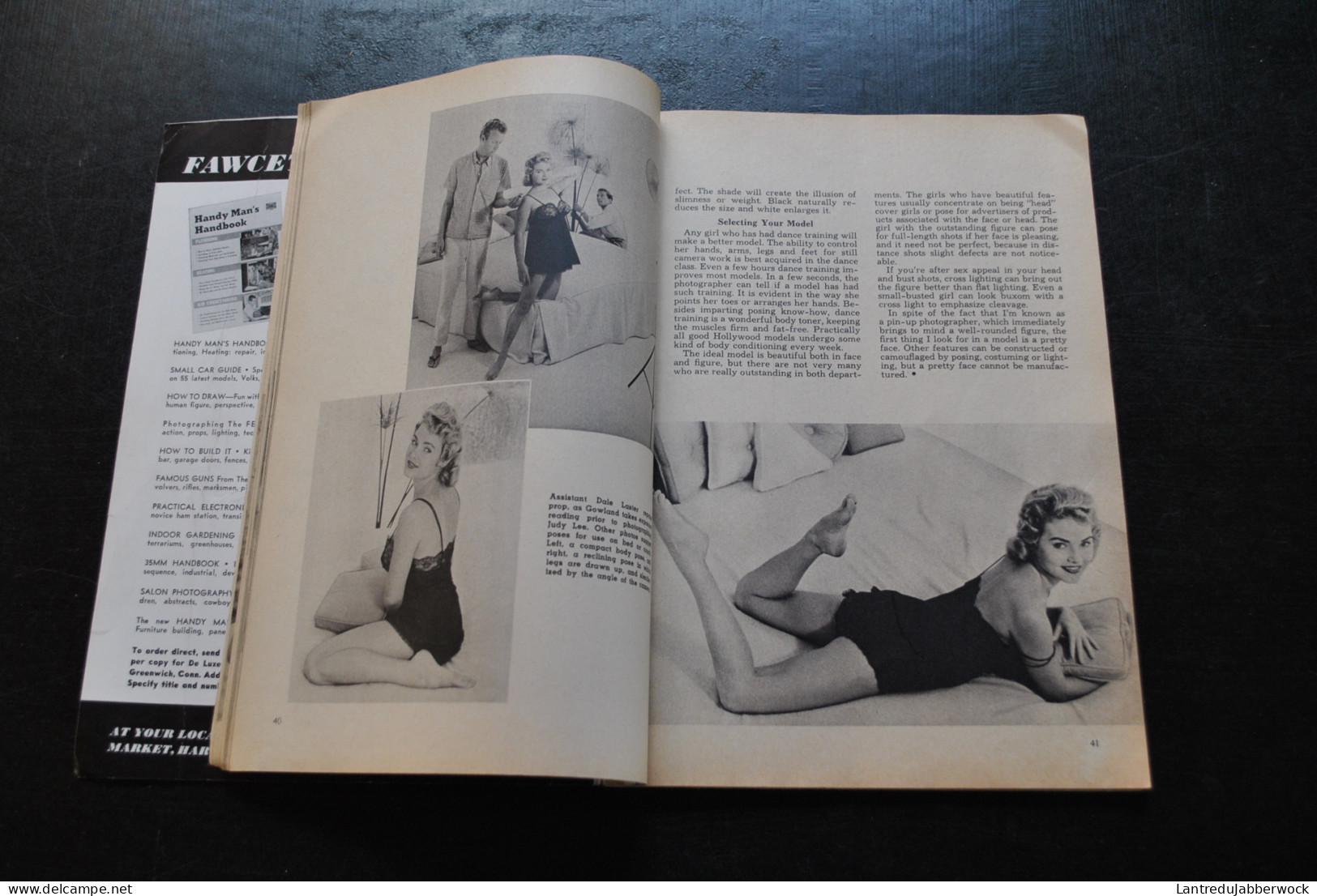 Peter Gowland's FACE And FIGURE A FAWCETT HOW-TO BOOK N° 400 Photography Photo Photographie Nudes Posing - Fotografía
