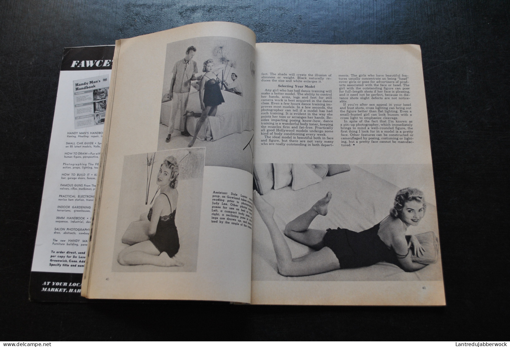 Peter Gowland's FACE And FIGURE A FAWCETT HOW-TO BOOK N° 400 Photography Photo Photographie Nudes Posing - Photographie