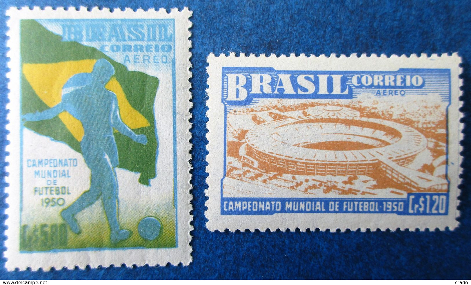 Timbres PA Neufs ** Du Brésil Mondial De Football 1950 - Unused Stamps
