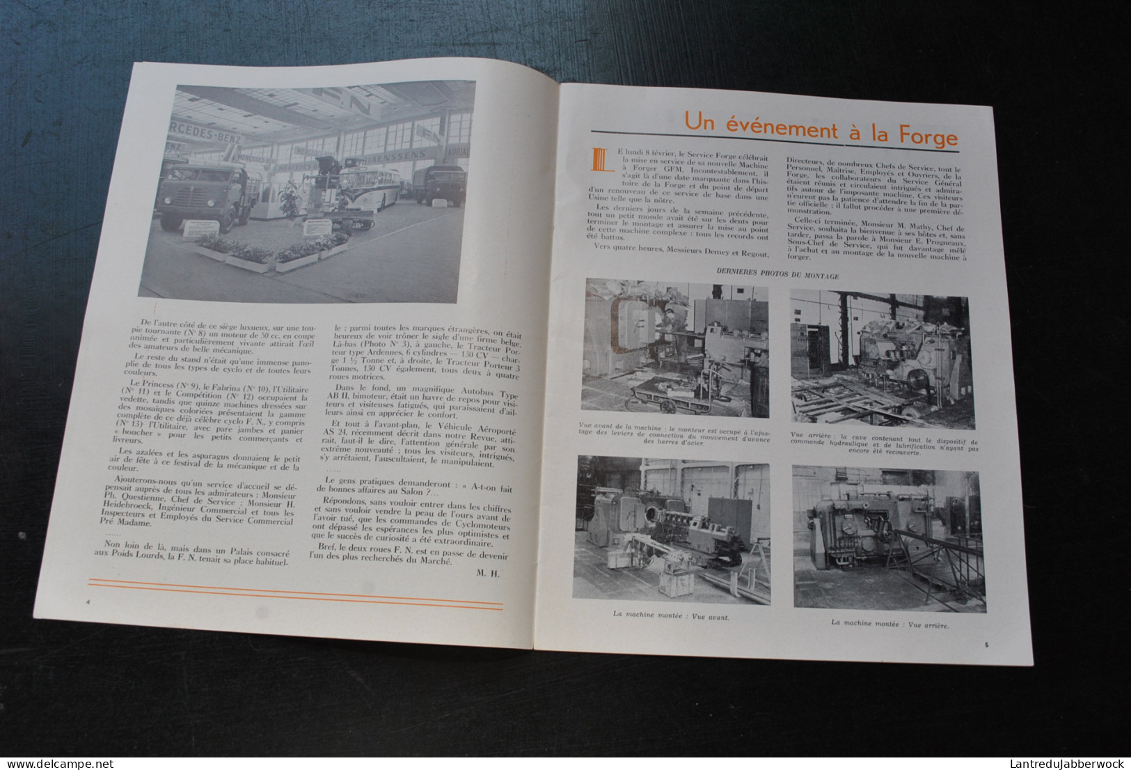  Revue FN Herstal N°73 1960 - Fabrique Nationale D'Armes De Guerre - Salon De L'automobile Machine à Forger  - Armes