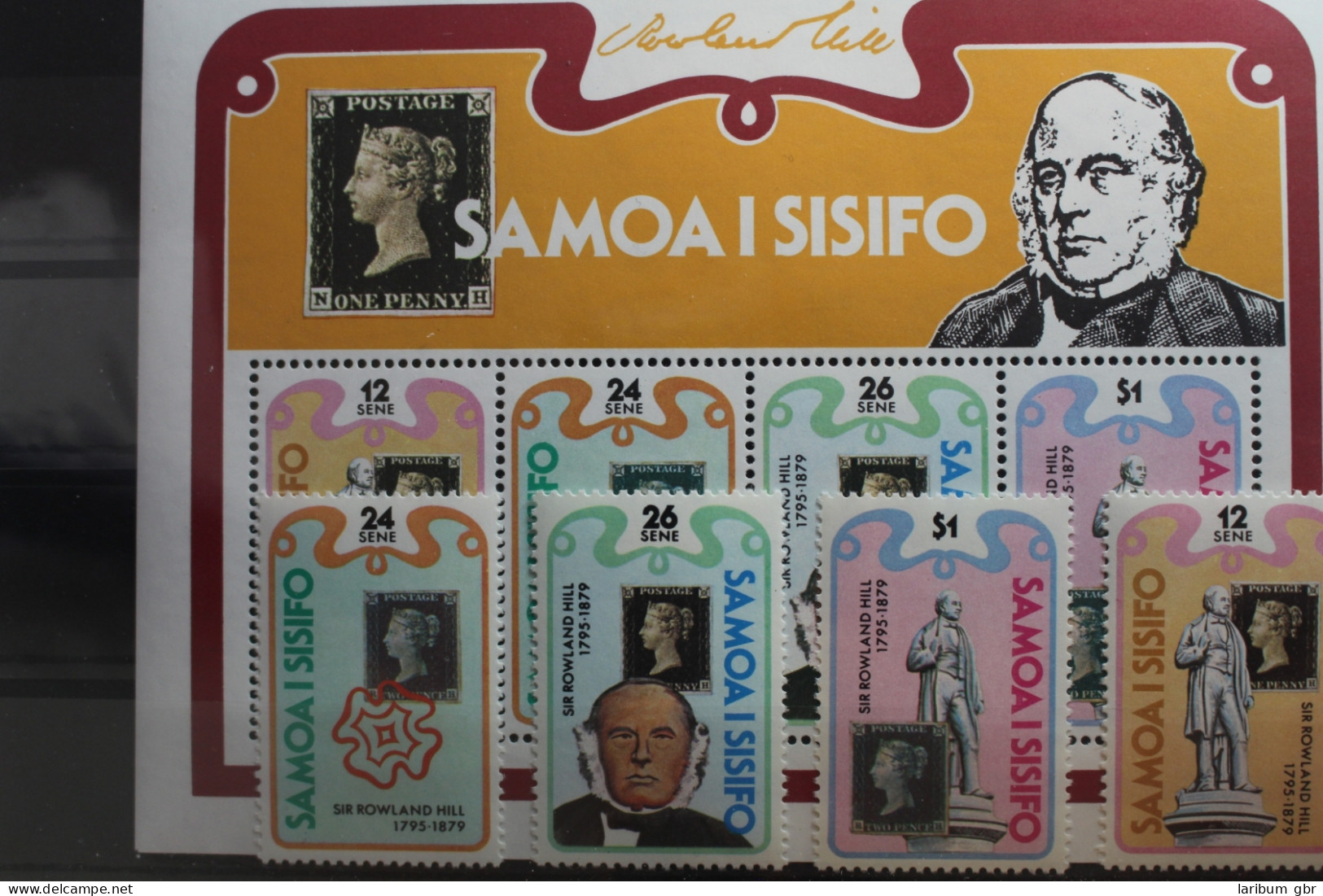 Samoa 415-418, Block 19 Mit 415-418 Postfrisch #SN487 - Samoa