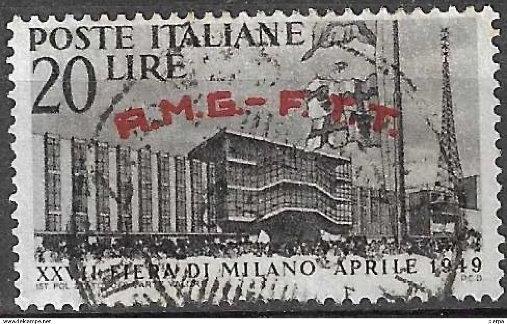 TRIESTE ZONA A - 1949 - FIERA MILANO - USATO (YVERT 36 - MICHEL 63 - SS 39) - Ungebraucht