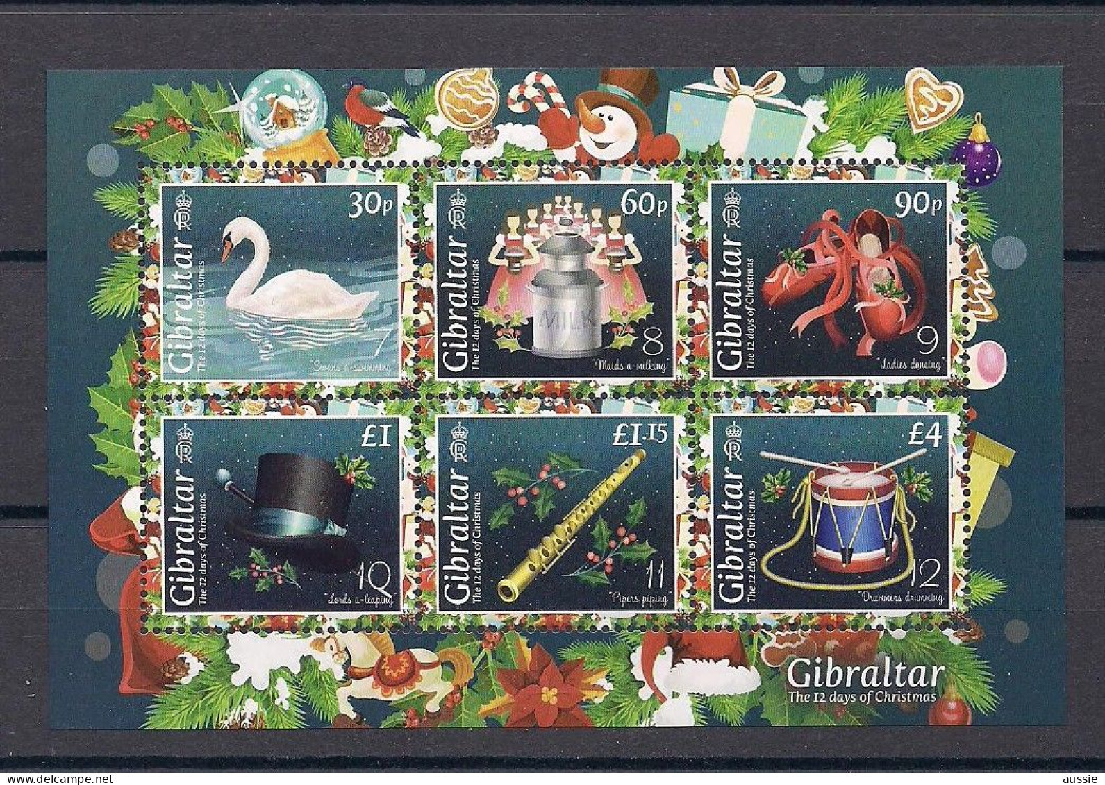 Gibraltar 2022 Micheln° 2044-2049 *** MNH Noël Kerstmis Christmas - Gibraltar