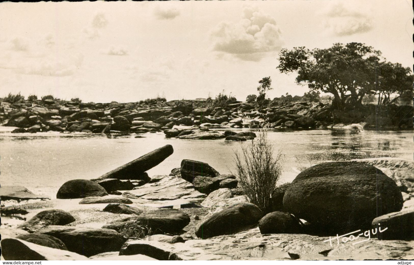 LOT De 4 CPSM  Pf   CONGO - A.E.F. BRAZZAVILLE - Le Fleuve DJOUÉ Et Le Pont Du Djoué ** Cf. Scans - Brazzaville