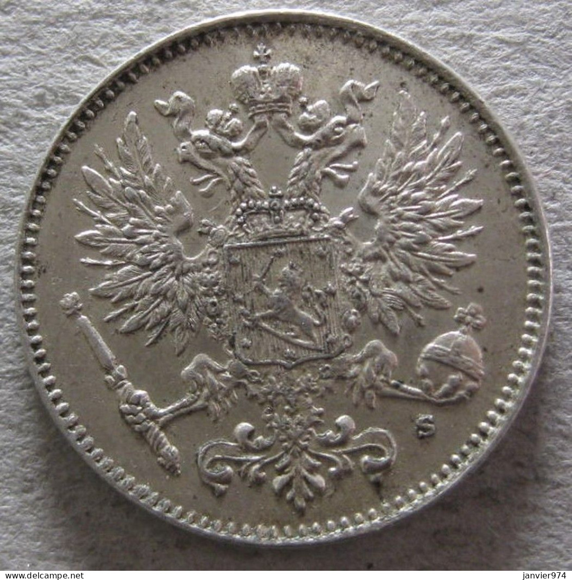 Finlande. 50 Pennia 1914 S . En  Argent. KM# 2.2, Unc - Neuve - Finnland