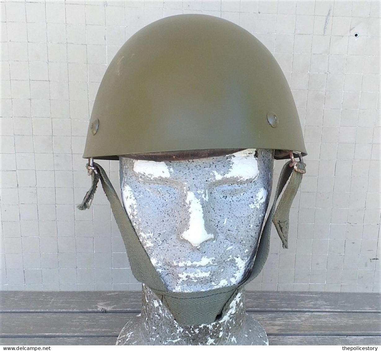 Elmo E.I. M42/60 Anni '70/80 Paracadutisti Folgore Originale Completo Ottimo - Helme & Hauben