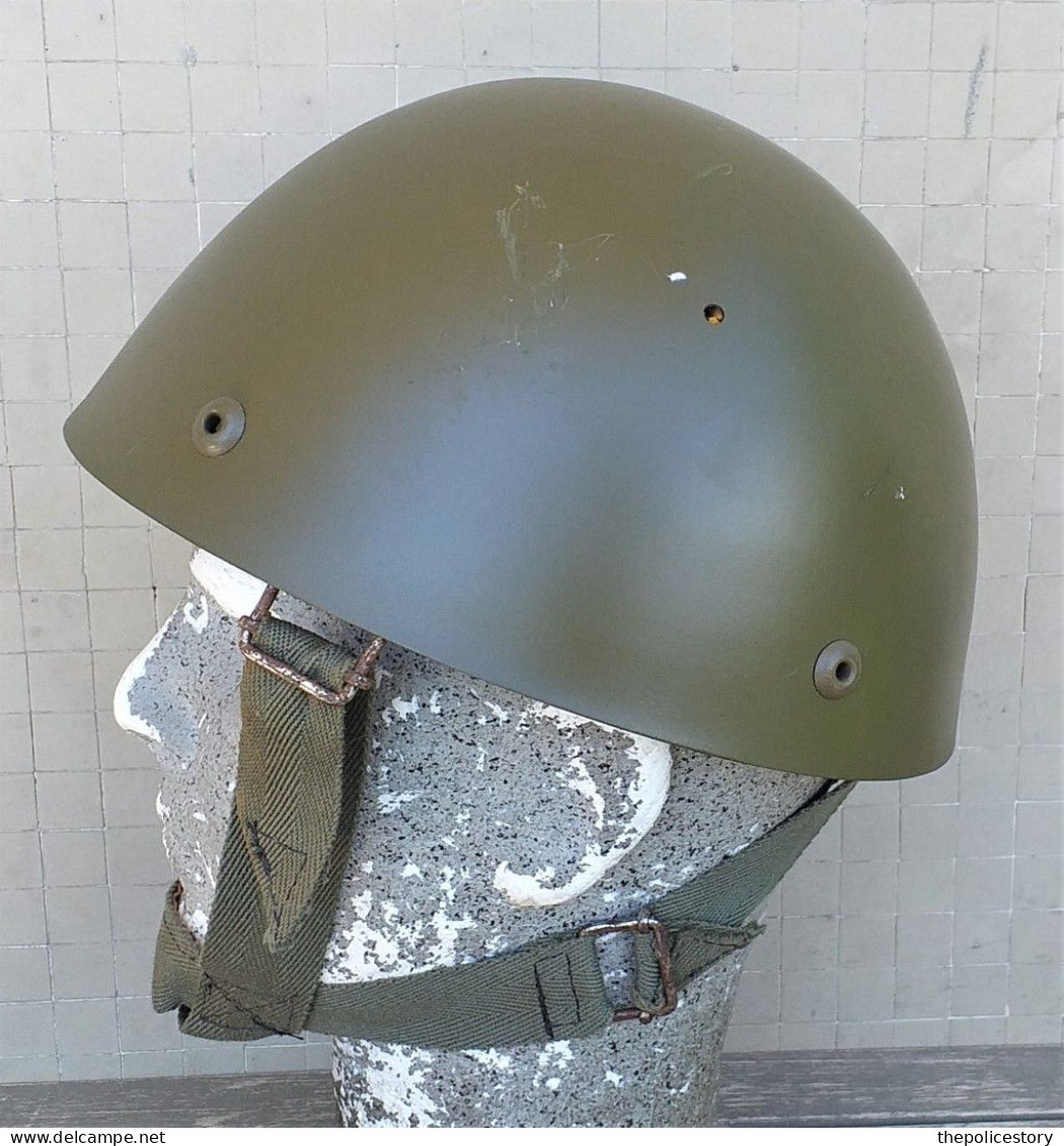 Elmo E.I. M42/60 Anni '70/80 Paracadutisti Folgore Originale Completo Ottimo - Headpieces, Headdresses