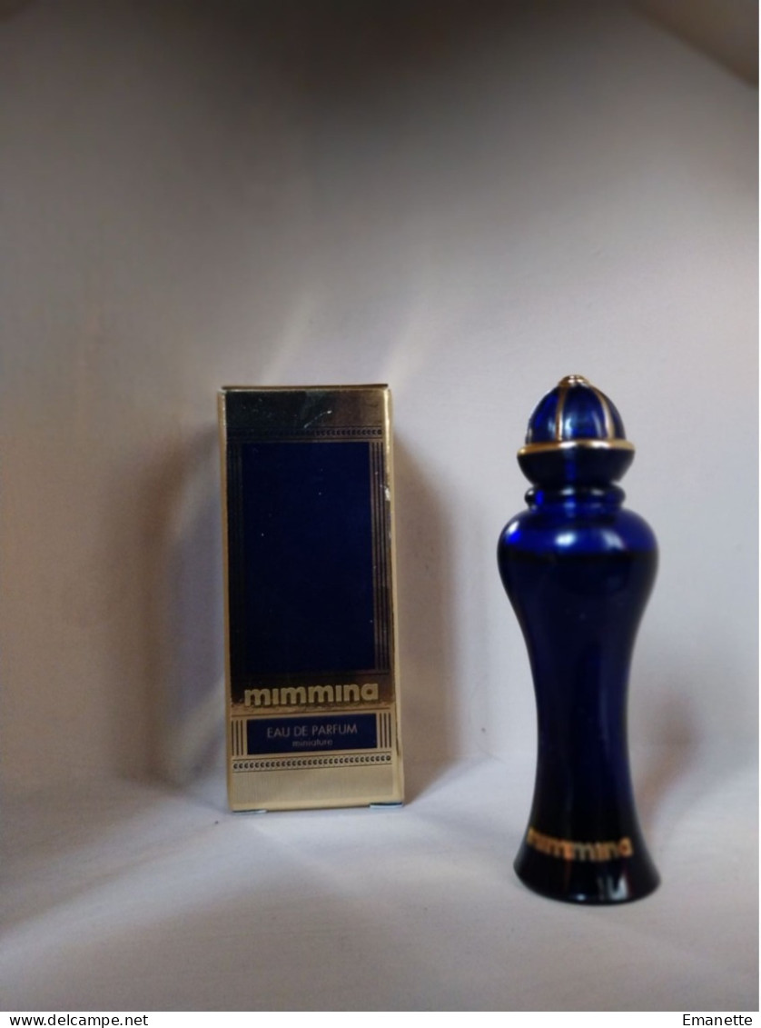 Mimmina Blu. Miniature De Collection - Miniaturen Flesjes Dame (met Doos)