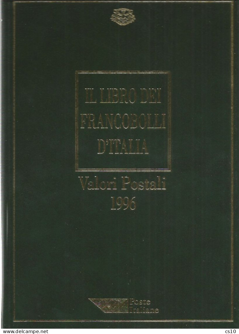 1996 Valori Postali - Libro Annata Francobolli D'Italia - PERFETTO - CON TUTTE LE TASCHINE APPLICATE -SENZA FRANCOBOLLI - Annate Complete