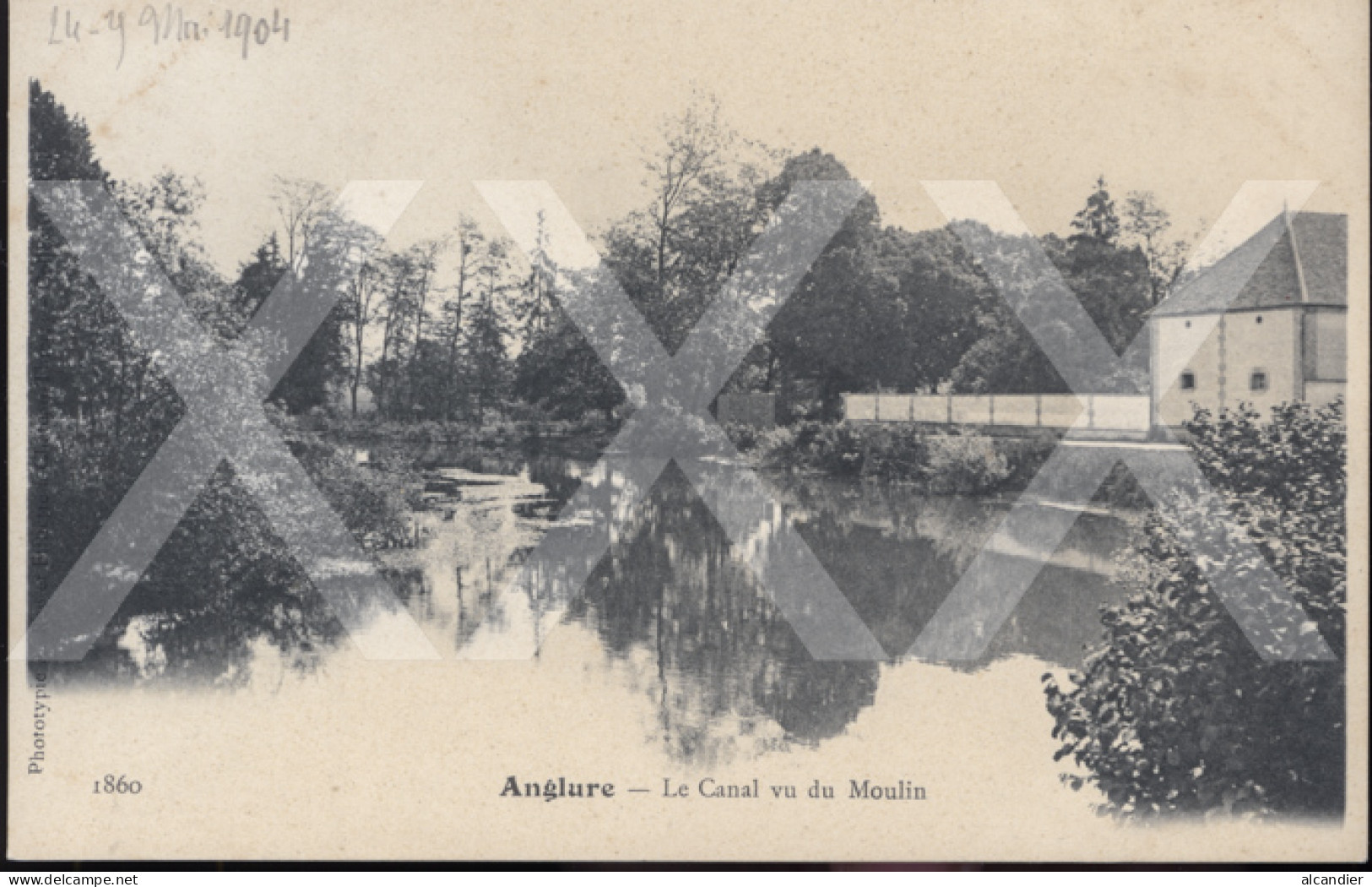 Anglure - Le Canal Vu Du Moulin - Anglure