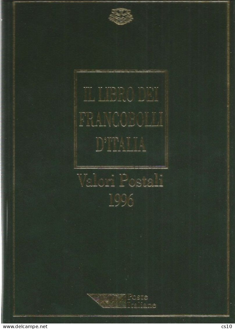 1996 Valori Postali - Libro Annata Francobolli D'Italia - PERFETTO - CON TUTTE LE TASCHINE APPLICATE -SENZA FRANCOBOLLI - Folder