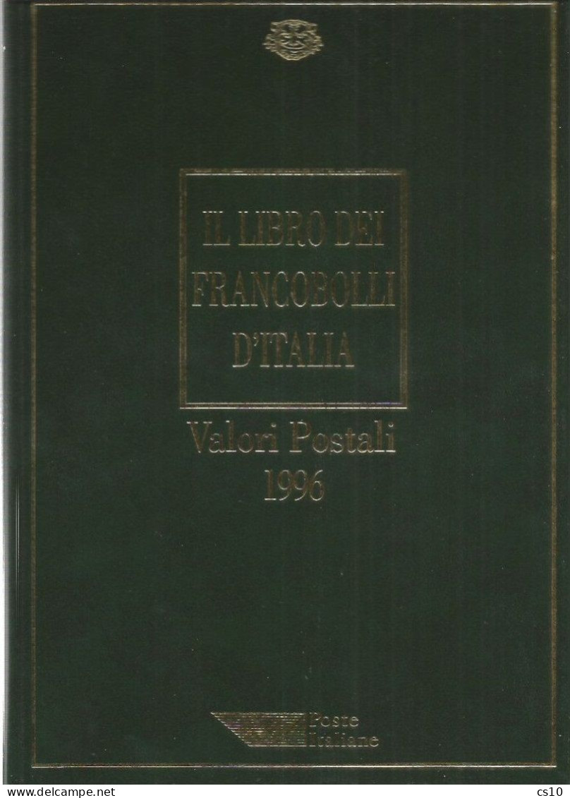1996 Valori Postali - Libro Annata Francobolli D'Italia - PERFETTO - CON TUTTE LE TASCHINE APPLICATE -SENZA FRANCOBOLLI - Cajas Para Sellos