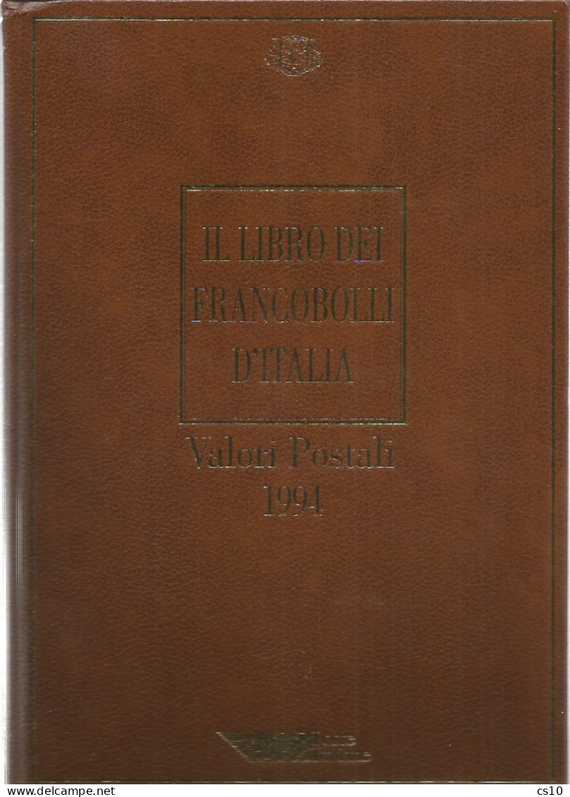 1994 Valori Postali - Libro Annata Francobolli D'Italia - PERFETTO - CON TUTTE LE TASCHINE APPLICATE -SENZA FRANCOBOLLI - Presentation Packs