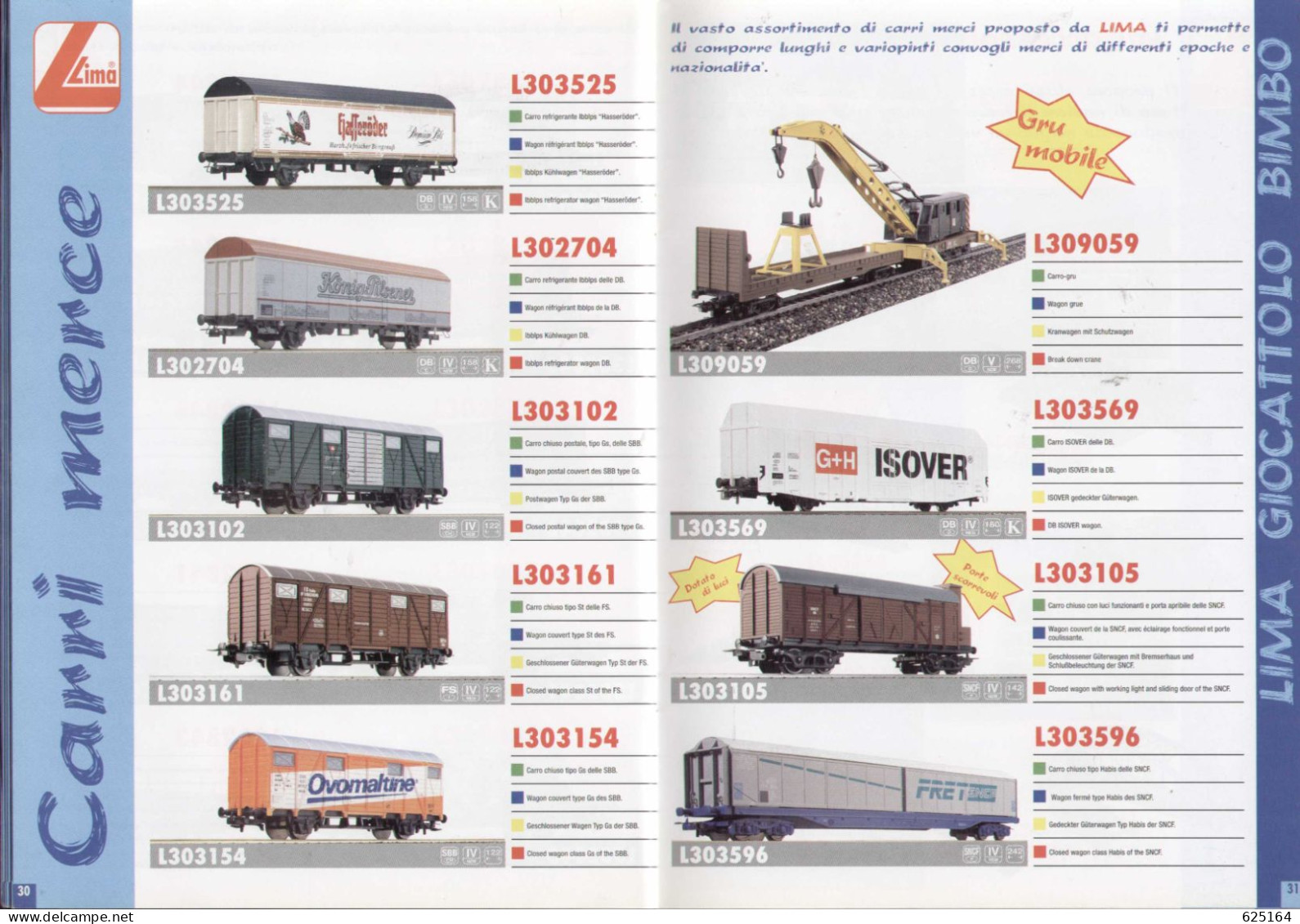 Catalogue LIMA 2002 GIOCATTOLO Bimbi Treni Modello - Bimbe Cucine Modello - En Itaien - Zonder Classificatie