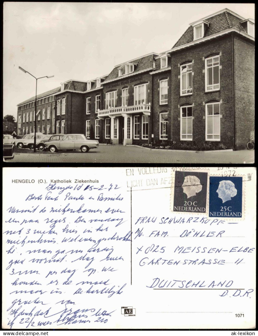 Postkaart Hengelo Katholiek Ziekenhuis 1972 - Hengelo (Ov)
