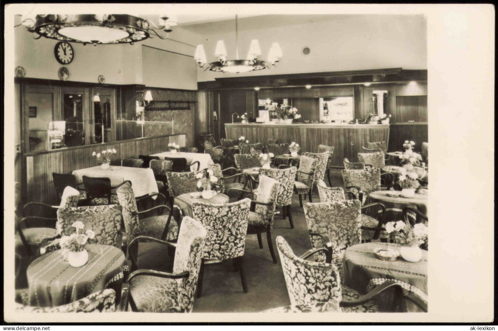 Postkaart Hengelo Interieur Café-Restaurant Cosa-Lunchroom 1954 - Hengelo (Ov)