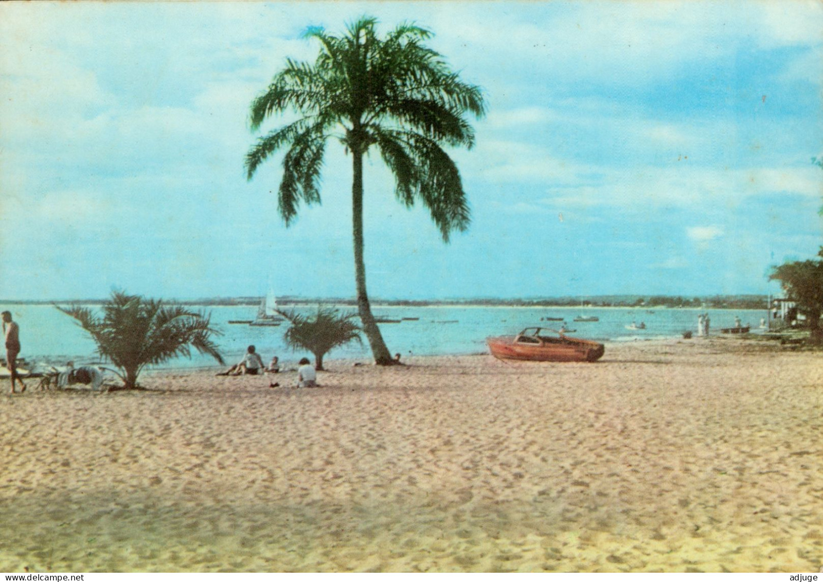 CPSM* CONGO - POINTE-NOIRE - La Plage - Lib. Paillet N° 4 - Photo ODOUL * - Brazzaville