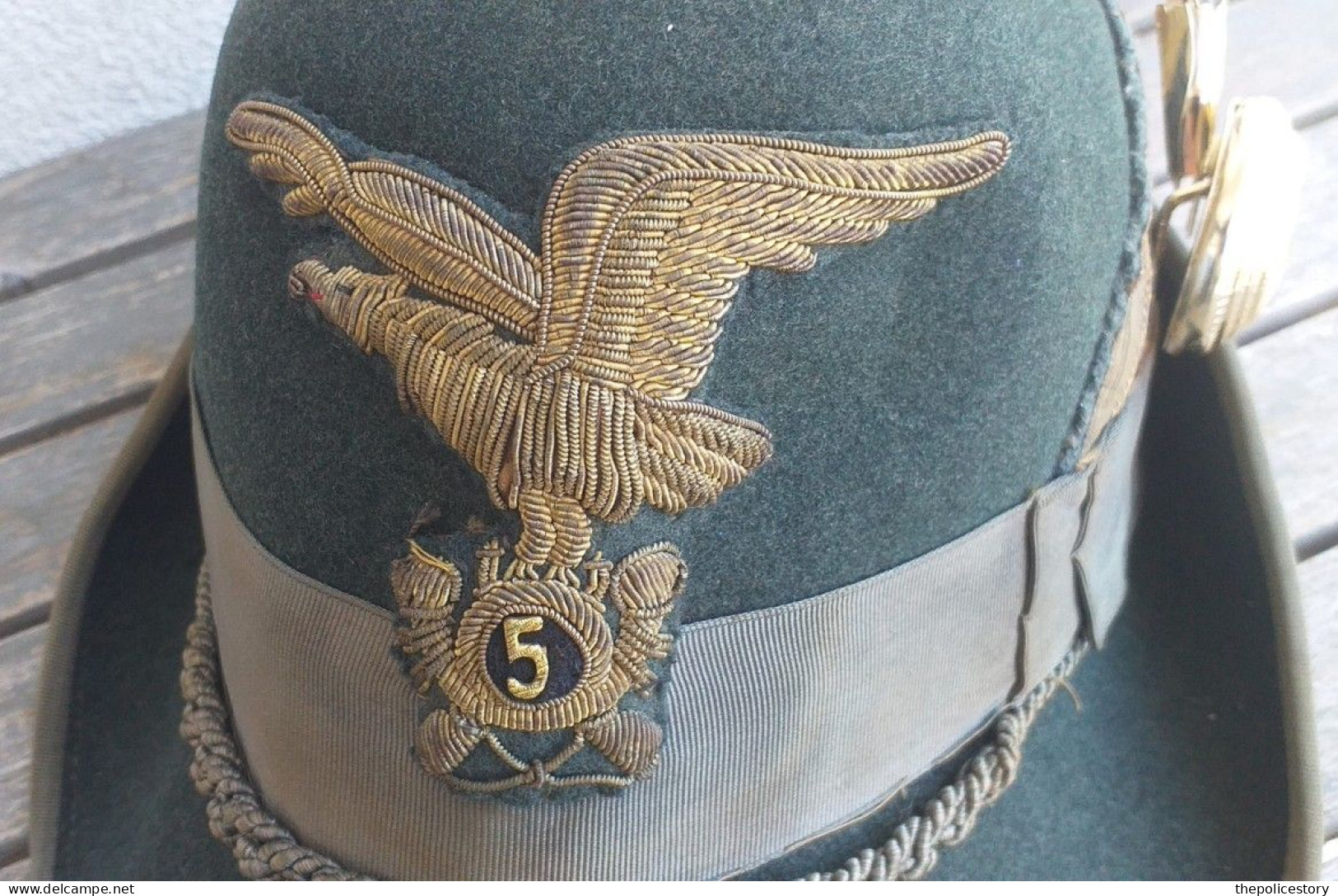 Cappello Alpino E.I. Ufficiale Del 5° Reggimento Alpini Anni '50/60 - Copricapi
