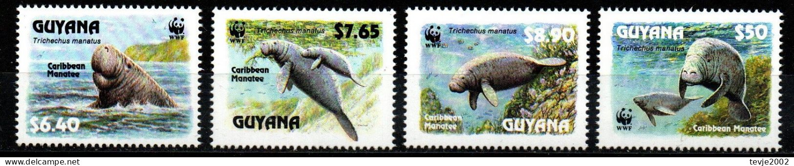 Guyana 1993 - Mi.Nr. 4081 - 4084 - Postfrisch MNH - Tiere Animals - Sonstige & Ohne Zuordnung