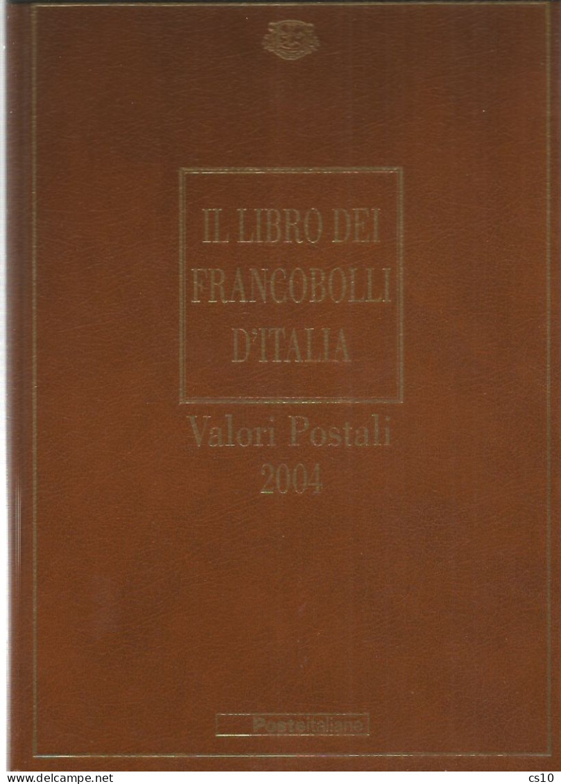 2004 Valori Postali - Libro Annata Francobolli D'Italia - PERFETTO - CON TUTTE LE TASCHINE APPLICATE -SENZA FRANCOBOLLI - Volledige Jaargang