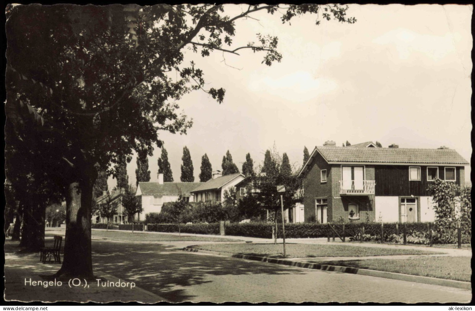 Postkaart Hengelo Tuindorp - Straßenpartie 1964 - Hengelo (Ov)