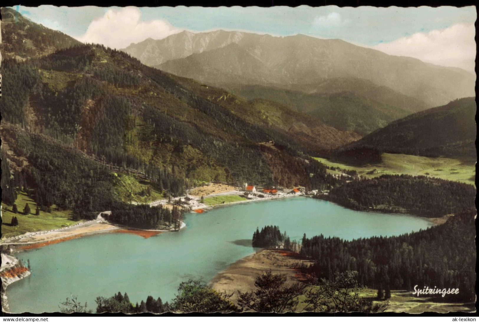 Schliersee Postgasthof Und Seecafé St. Bernhard Spitzingsee 1959 - Schliersee