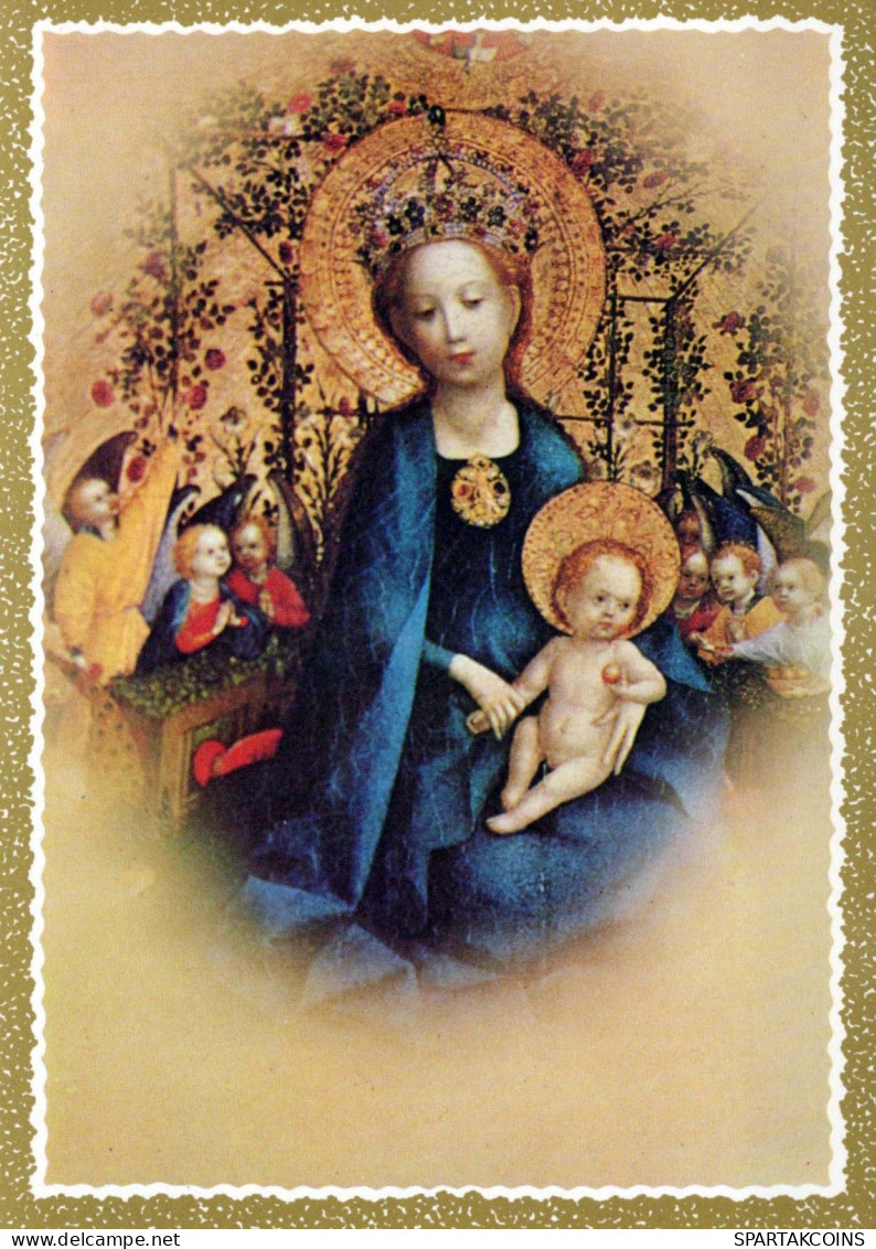 Virgen Mary Madonna Baby JESUS Religion Vintage Postcard CPSM #PBQ140.GB - Jungfräuliche Marie Und Madona