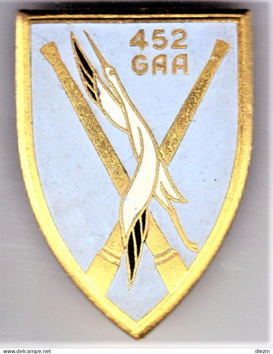 452° GAA. 452° Groupe D'Artillerie Anti-Aérienne. émail Grand Feu. D.779. - Esercito