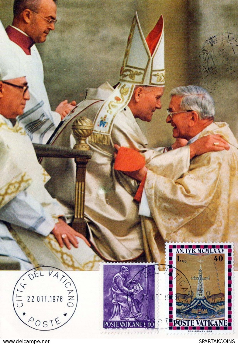 POPE JOHN PAUL II (KAROL WOJTYLA Religión Vintage Tarjeta Postal CPSM #PBQ203.ES - Sonstige & Ohne Zuordnung