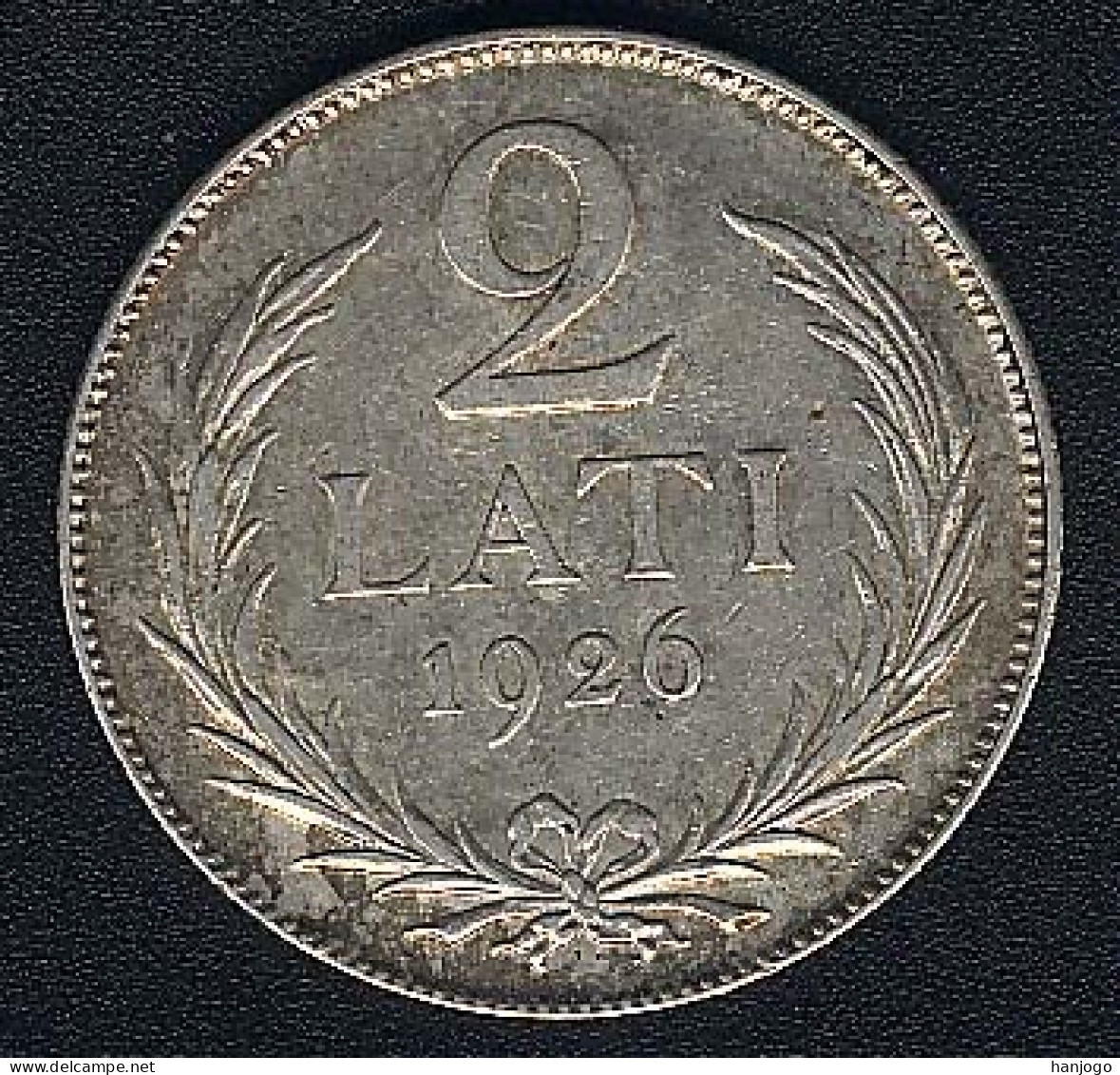 Lettland, 2 Lati 1926, Silber, XF - Letland