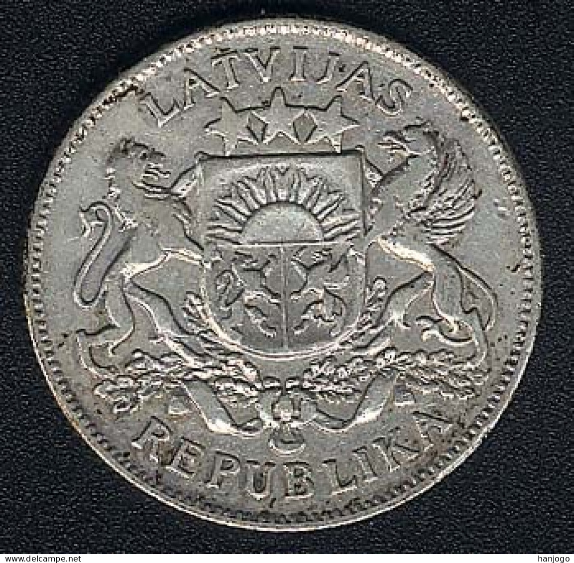 Lettland, 2 Lati 1925, Silber - Latvia