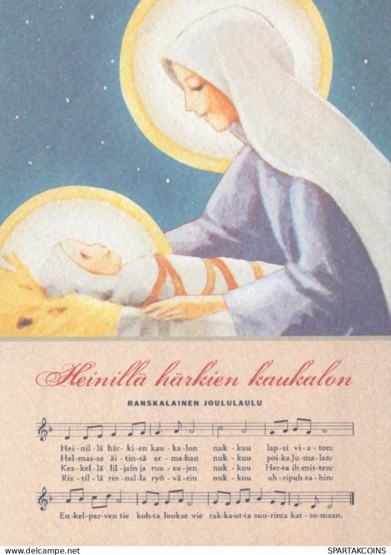 Jungfrau Maria Madonna Jesuskind Religion Vintage Ansichtskarte Postkarte CPSM #PBQ017.DE - Vergine Maria E Madonne