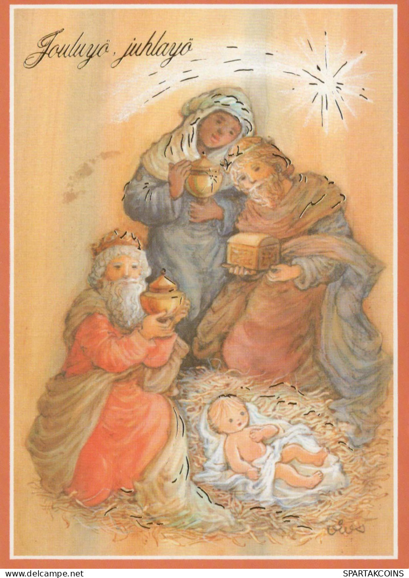 Jungfrau Maria Madonna Jesuskind Religion Vintage Ansichtskarte Postkarte CPSM #PBQ081.DE - Vergine Maria E Madonne