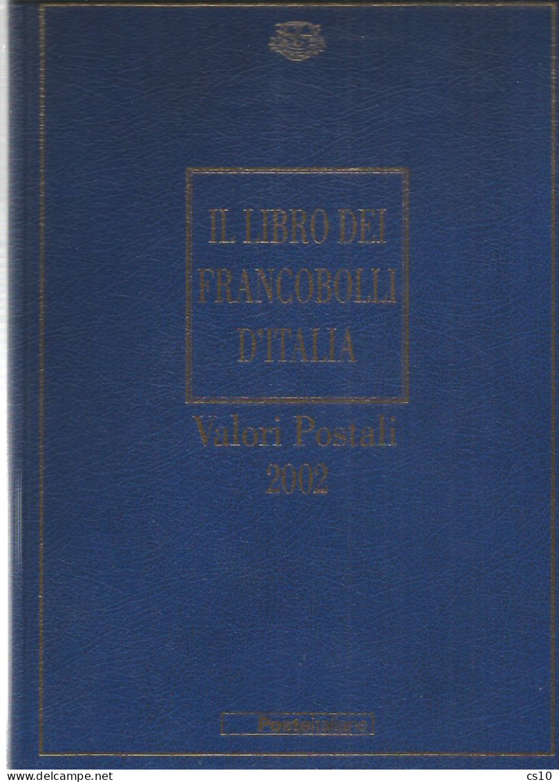 2002 Valori Postali - Libro Annata Francobolli D'Italia - PERFETTO - CON TUTTE LE TASCHINE APPLICATE -SENZA FRANCOBOLLI - Stamp Boxes