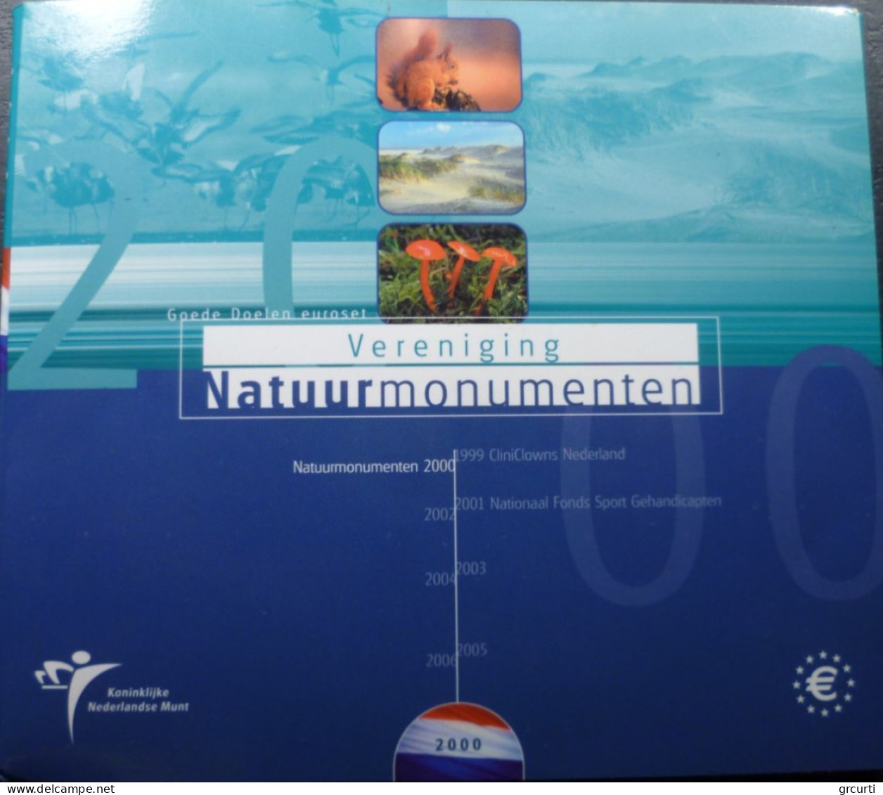 Olanda 2000 - Serie Zecca 8 Valori - Monumenti Della Natura - Niederlande