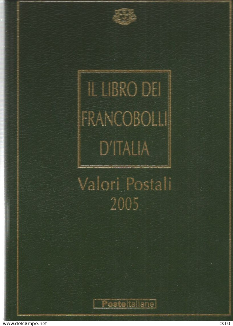 2005 Valori Postali - Libro Annata Francobolli D'Italia - PERFETTO - CON TUTTE LE TASCHINE APPLICATE -SENZA FRANCOBOLLI - Folder
