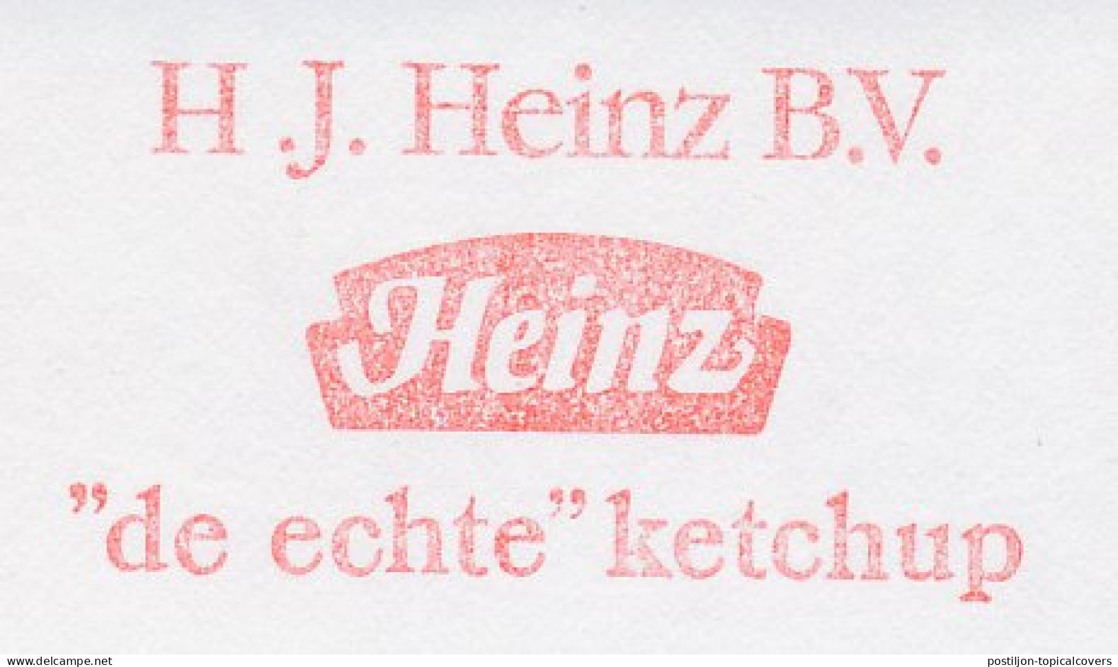 Meter Cut Netherlands 1993 Ketchup - Heinz - Tomato - Alimentation