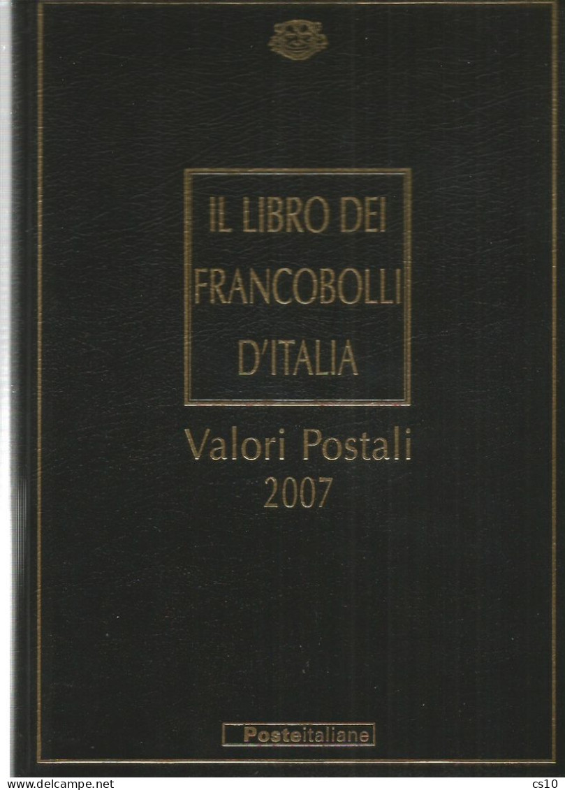 2007 Valori Postali - Libro Annata Francobolli D'Italia - PERFETTO - CON TUTTE LE TASCHINE APPLICATE -SENZA FRANCOBOLLI - Vollständige Jahrgänge