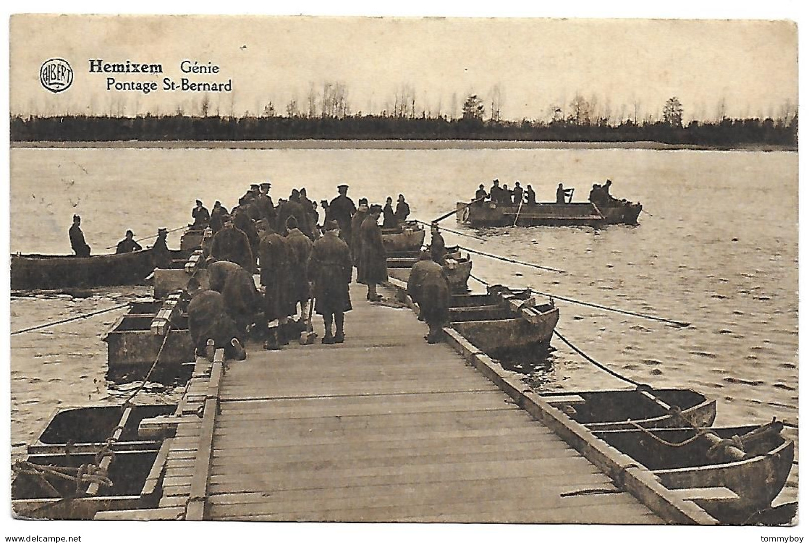 CPA Hemixem, Génie, Pontage St-Bernard - Hemiksem