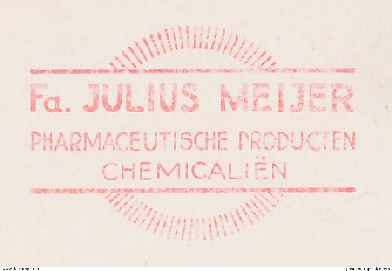 Illustrated Meter Card Netherlands 1940 Iminol - Asthma Tablet - Amsterdam - Pharmacie